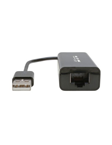 Tripp Lite U236-000-R Adaptador USB 2.0 Ethernet NIC - 10 100 Mbps, RJ45, Negro