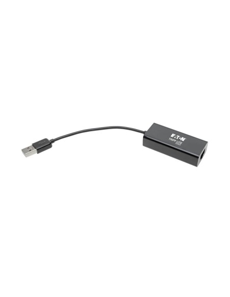 Tripp Lite U236-000-R Adaptador USB 2.0 Ethernet NIC - 10 100 Mbps, RJ45, Negro