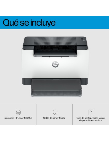 HP LaserJet M209d Blanco y negro Impresora, A doble cara
