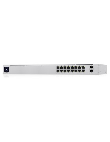Ubiquiti UniFi 16-Port PoE Gestionado L2 L3 Gigabit Ethernet (10 100 1000) Energía sobre Ethernet (PoE) 1U Plata
