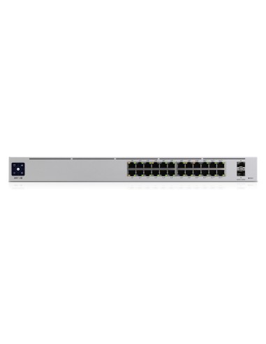 Ubiquiti UniFi Pro 24-Port PoE Gestionado L2 L3 Gigabit Ethernet (10 100 1000) Energía sobre Ethernet (PoE) 1U Plata