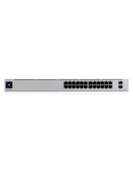 Ubiquiti UniFi Pro 24-Port PoE Gestionado L2 L3 Gigabit Ethernet (10 100 1000) Energía sobre Ethernet (PoE) 1U Plata