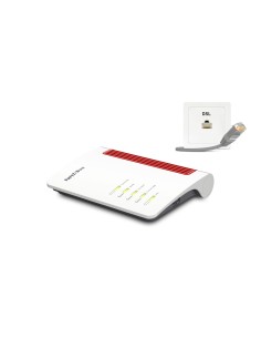 Box FRITZ! 7530 AX router inalámbrico Gigabit Ethernet Doble banda (2,4 GHz   5 GHz) Blanco