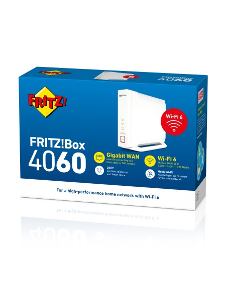 Box 4060 router inalámbrico Gigabit Ethernet Tribanda (2,4 GHz 5 GHz 5 GHz) Blanco