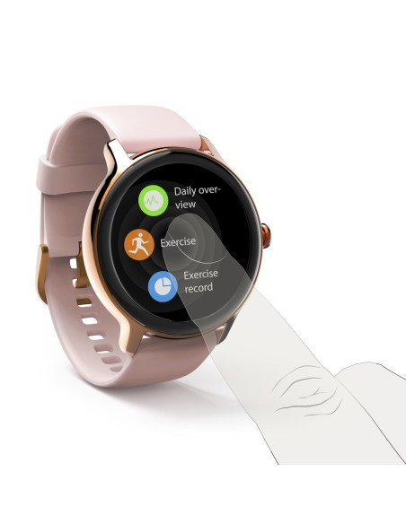 Hama Fit Watch 4910 2,77 cm (1.09") LCD 45 mm Digital Pantalla táctil Oro rosa GPS (satélite)