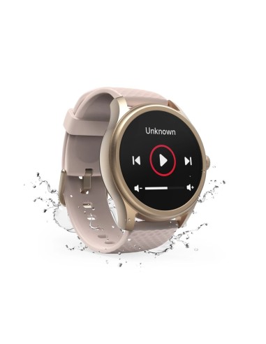 Hama 5010 3,51 cm (1.38") LCD Digital Pantalla táctil Oro rosa