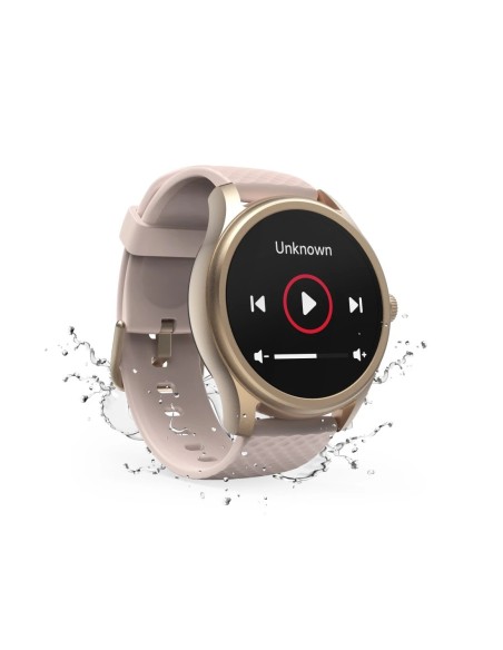 Hama 5010 3,51 cm (1.38") LCD Digital Pantalla táctil Oro rosa