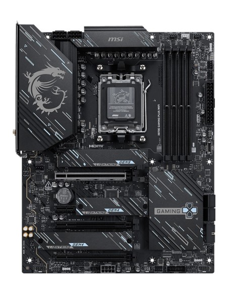 MSI X870E GAMING PLUS WIFI placa base AMD X870E Zócalo AM5 ATX