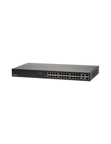 Axis 01192-003 switch Gestionado Gigabit Ethernet (10 100 1000) Energía sobre Ethernet (PoE) 1U Negro
