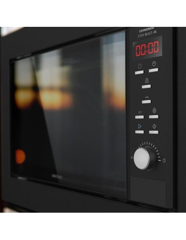 Cecotec 01387 microondas Negro Microondas con grill Integrado 23 L 900 W