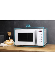 Cecotec GrandHeat 2000 Flatbed Blanco Solo microondas Encimera 20 L 700 W 2