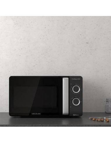 Cecotec 01528 microondas Negro Solo microondas Encimera 20 L 700 W
