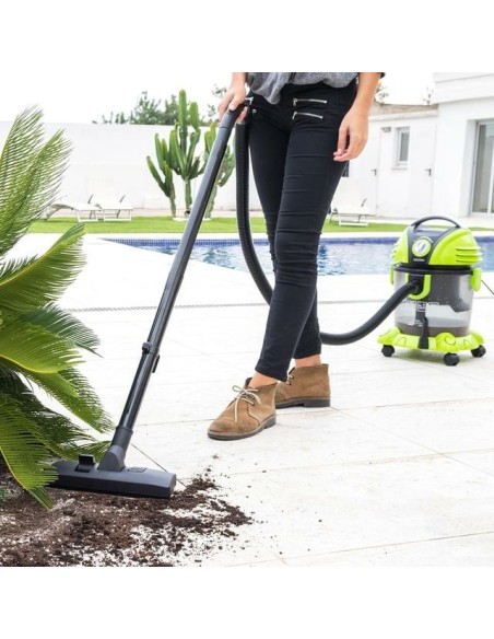 Cecotec Wet&Dry T 15 L Aspiradora de tambor Seca y húmeda 1200 W Sin bolsa