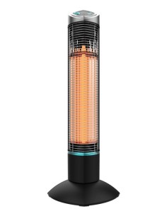 Cecotec ReadyWarm 1000 Power Tower Exterior Negro 1000 W Calefactor eléctrico halógeno 2