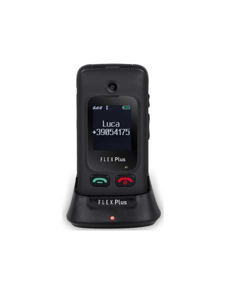 Trevi Flex Plus 55 6,1 cm (2.4") Negro Teléfono para personas mayores