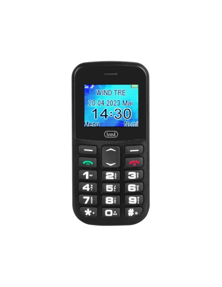 Trevi Max 20 4,5 cm (1.77") 160 g Negro Teléfono para personas mayores