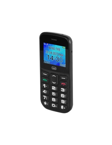 Trevi Max 20 4,5 cm (1.77") 160 g Negro Teléfono para personas mayores