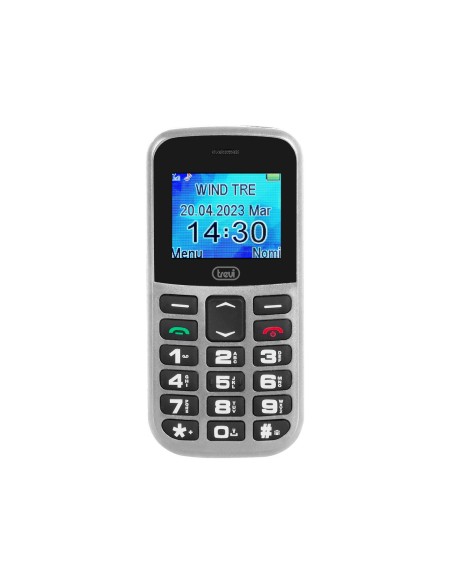 Trevi Max 20 4,5 cm (1.77") 160 g Plata Teléfono para personas mayores