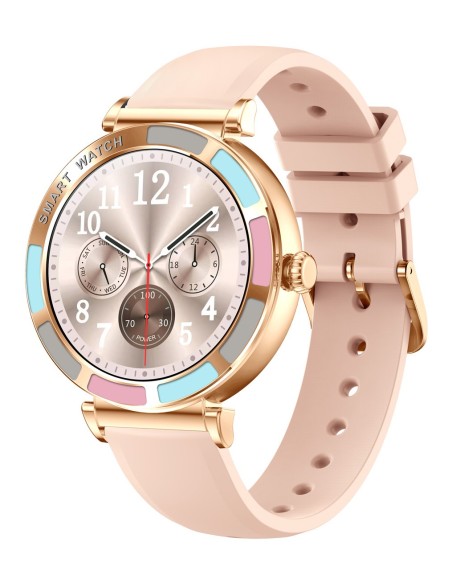 Trevi T-FIT 245 L 3,23 cm (1.27") IPS 41 mm Digital Pantalla táctil Rosa