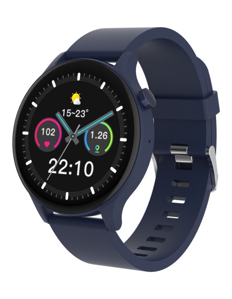 Denver SWC-338BU 3,51 cm (1.38") TFT 44.6 mm Digital 240 x 240 Pixeles Pantalla táctil Azul