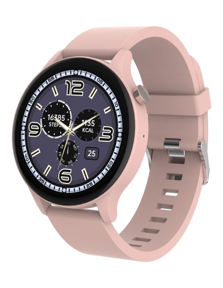 Denver SWC-338RO Relojes inteligentes y deportivos 3,51 cm (1.38") TFT 44.6 mm Digital 240 x 240 Pixeles Pantalla táctil Rosa