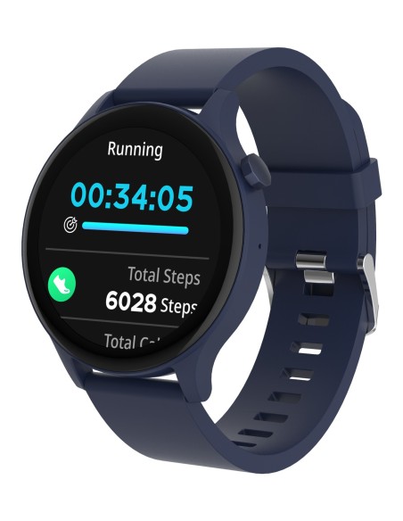 Denver SWC-338BU 3,51 cm (1.38") TFT 44.6 mm Digital 240 x 240 Pixeles Pantalla táctil Azul