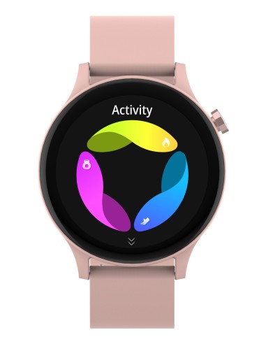 Denver SWC-338RO Relojes inteligentes y deportivos 3,51 cm (1.38") TFT 44.6 mm Digital 240 x 240 Pixeles Pantalla táctil Rosa