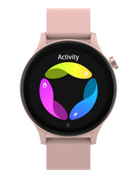 Denver SWC-338RO Relojes inteligentes y deportivos 3,51 cm (1.38") TFT 44.6 mm Digital 240 x 240 Pixeles Pantalla táctil Rosa