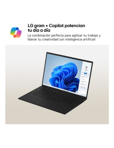 LG 17Z90T-G.AA78B ordenador portatil Intel Core Ultra 7 255H Portátil 43,2 cm (17") WQXGA 16 GB LPDDR5x-SDRAM 1 TB Unidad de