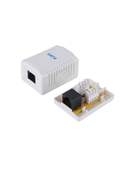Equip 235213 caja de tomacorriente RJ-45 Blanco