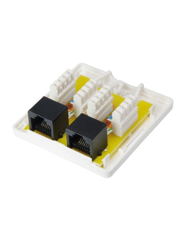Equip 235214 caja de tomacorriente RJ-45 Blanco