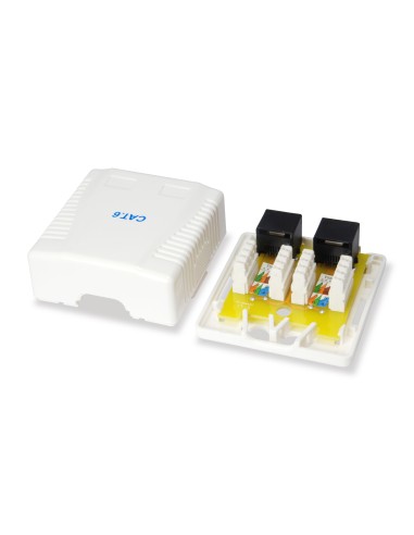 Equip 235214 caja de tomacorriente RJ-45 Blanco