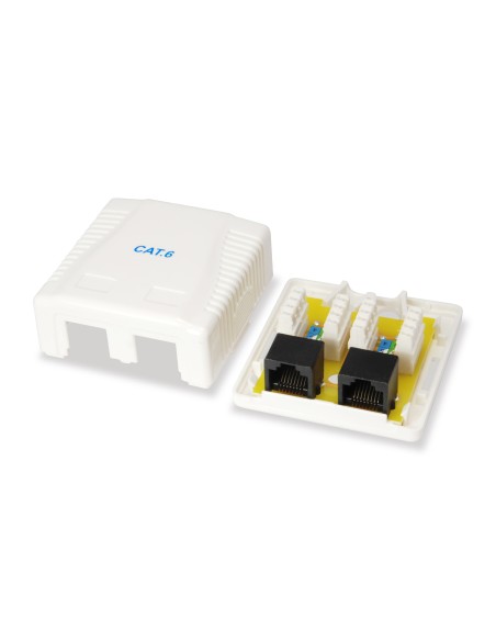 Equip 235214 caja de tomacorriente RJ-45 Blanco