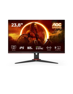 AOC G2 24G2SPAE BK LED display 60,5 cm (23.8") 1920 x 1080 Pixeles Full HD Negro, Rojo