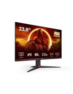 AOC G2 24G2SPAE BK LED display 60,5 cm (23.8") 1920 x 1080 Pixeles Full HD Negro, Rojo 2