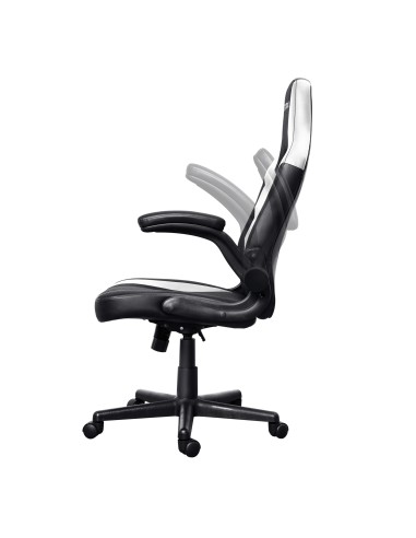 Trust GXT 703W RIYE Silla para videojuegos universal Negro, Blanco