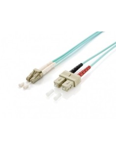 Equip 255316 Cable de fibra óptica e InfiniBand 10 m LC SC Turquesa