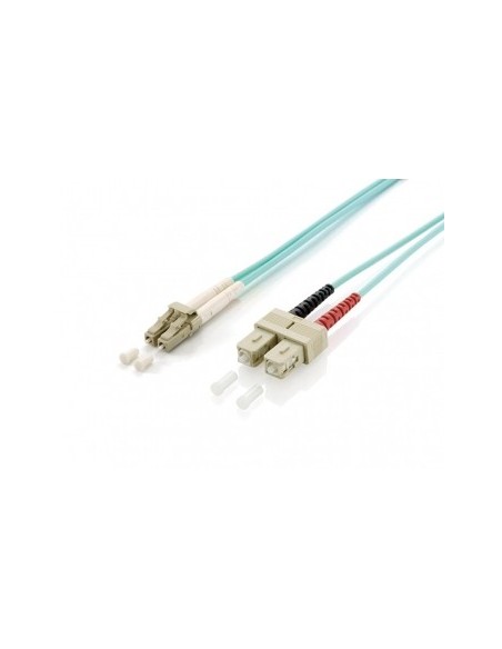 Equip 255316 Cable de fibra óptica e InfiniBand 10 m LC SC Turquesa
