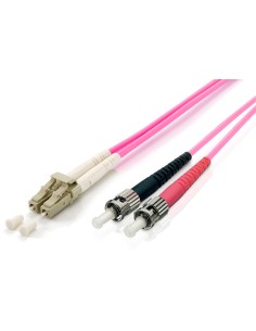 Equip 255541 Cable de fibra óptica e InfiniBand 1 m LC ST Violeta