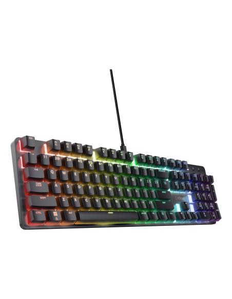 Trust GXT 871 Zora teclado Juego USB QWERTY Español Negro