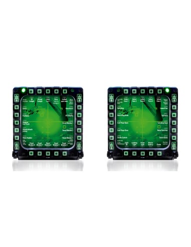 Thrustmaster MFD Cougar Pack Negro Palanca de mando PC