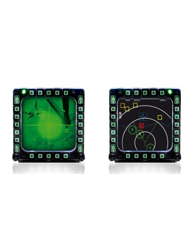 Thrustmaster MFD Cougar Pack Negro Palanca de mando PC