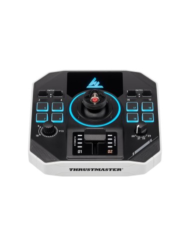 Thrustmaster Sol-R 1 Negro, Blanco USB Palanca de vuelo Analógico Digital PC
