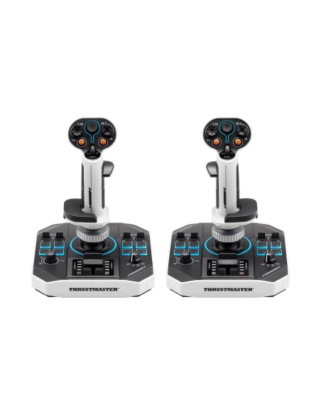 Thrustmaster Sol-R 2 HOSAS Space Sim Duo Negro, Blanco USB Palanca de vuelo Analógico Digital PC