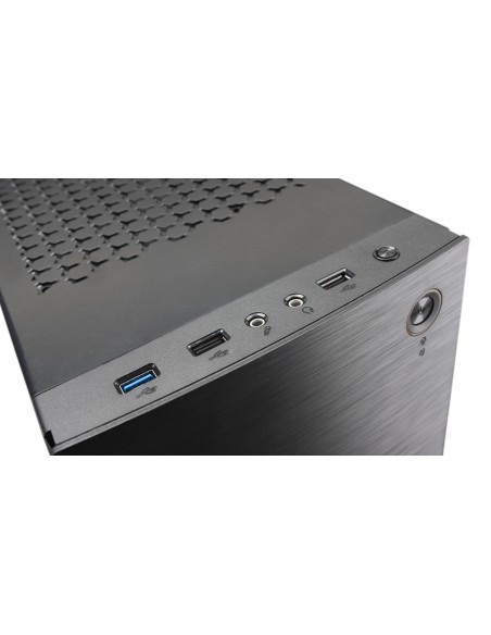 Tacens Imperator II, Caja Semitorre ATX, 1x Ventilador 120mm + Rejillas, Negro