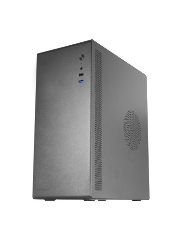 Tacens NOVAX550BR, Caja PC Micro-ATX + Fuente Alimentación 550W 80Plus Bronce 230V, Diseño Totalmente Metálico, 1x Ventilador