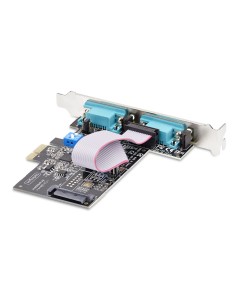 StarTech.com Tarjeta Serie PCIe de 2 Puertos - Tarjeta Serial PCI Express de 2 Puertos DB9 RS232 RS422 RS485 -Incluye Brackets 2
