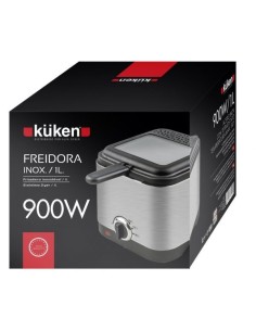 Küken 35200 freidora Sencillo Independiente 900 W Acero inoxidable 2