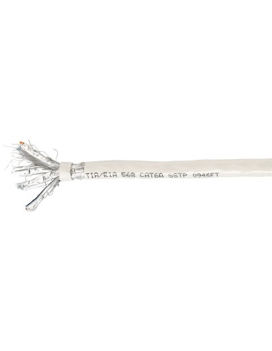Equip 401491 cable de red Beige 100 m Cat6a S FTP (S-STP)