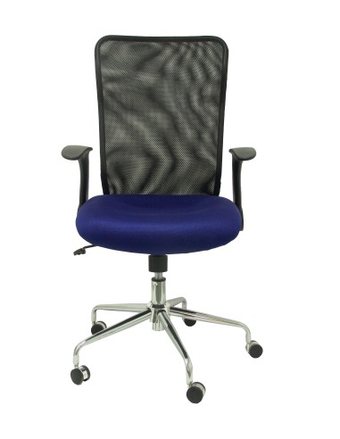 PIQUERAS Y CRESPO 4031AZ silla de oficina y de ordenador Asiento acolchado Respaldo de malla